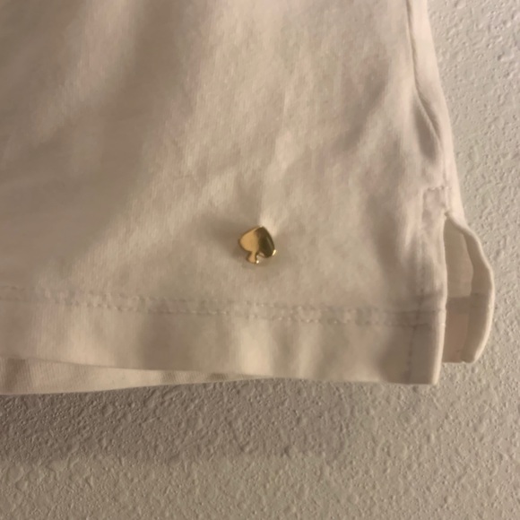 Kate spade ♠️ white tank tee with bow keyhole back - Picture 4 of 6